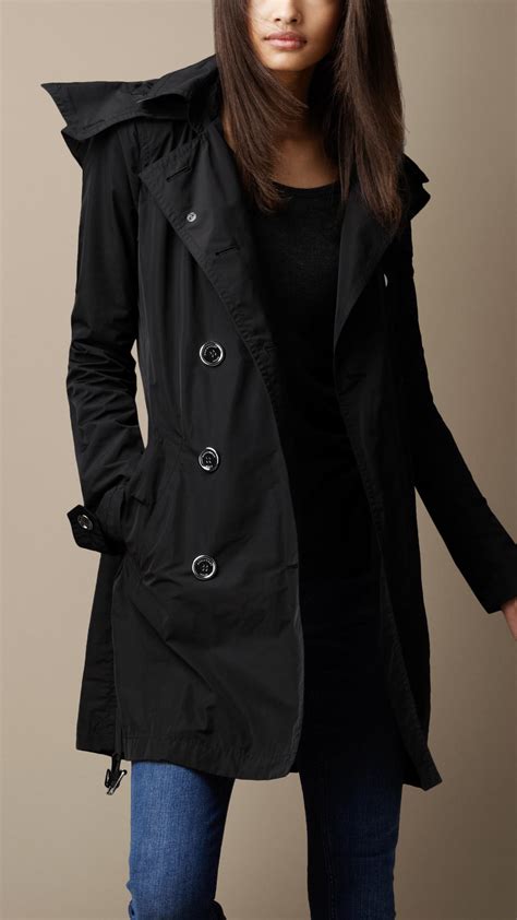 hooded burberry coat womens|Burberry hooded coat women's.